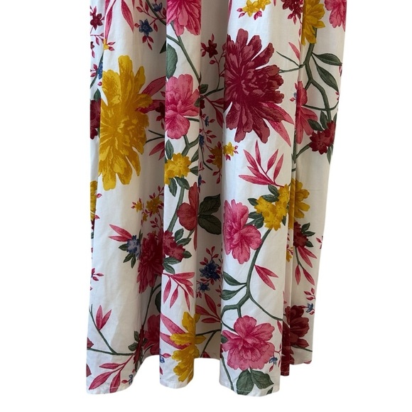NEW Old Navy Floral Maxi Dress Spaghetti Straps Smocked w/Pockets - Picture 4 of 12